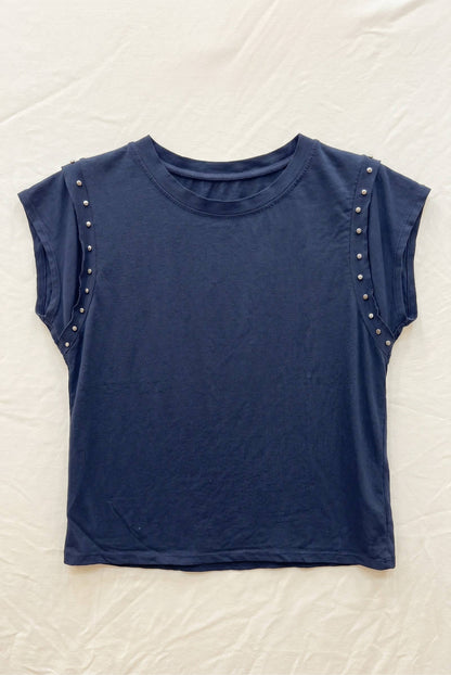 T-shirt à Clous en Coton @20653_TsClous