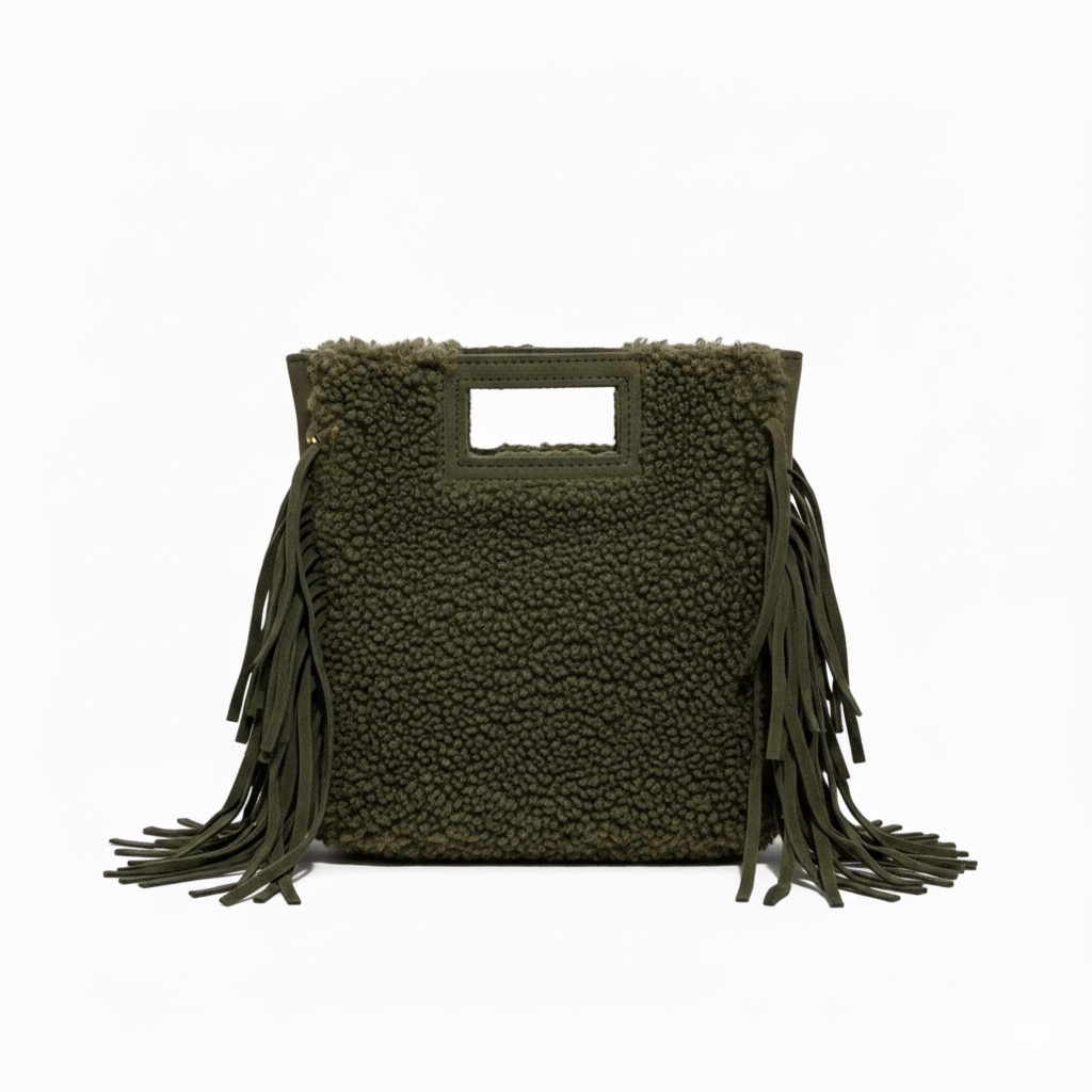SAC MARION MOUMOUTE GARNI CUIR TEDDY