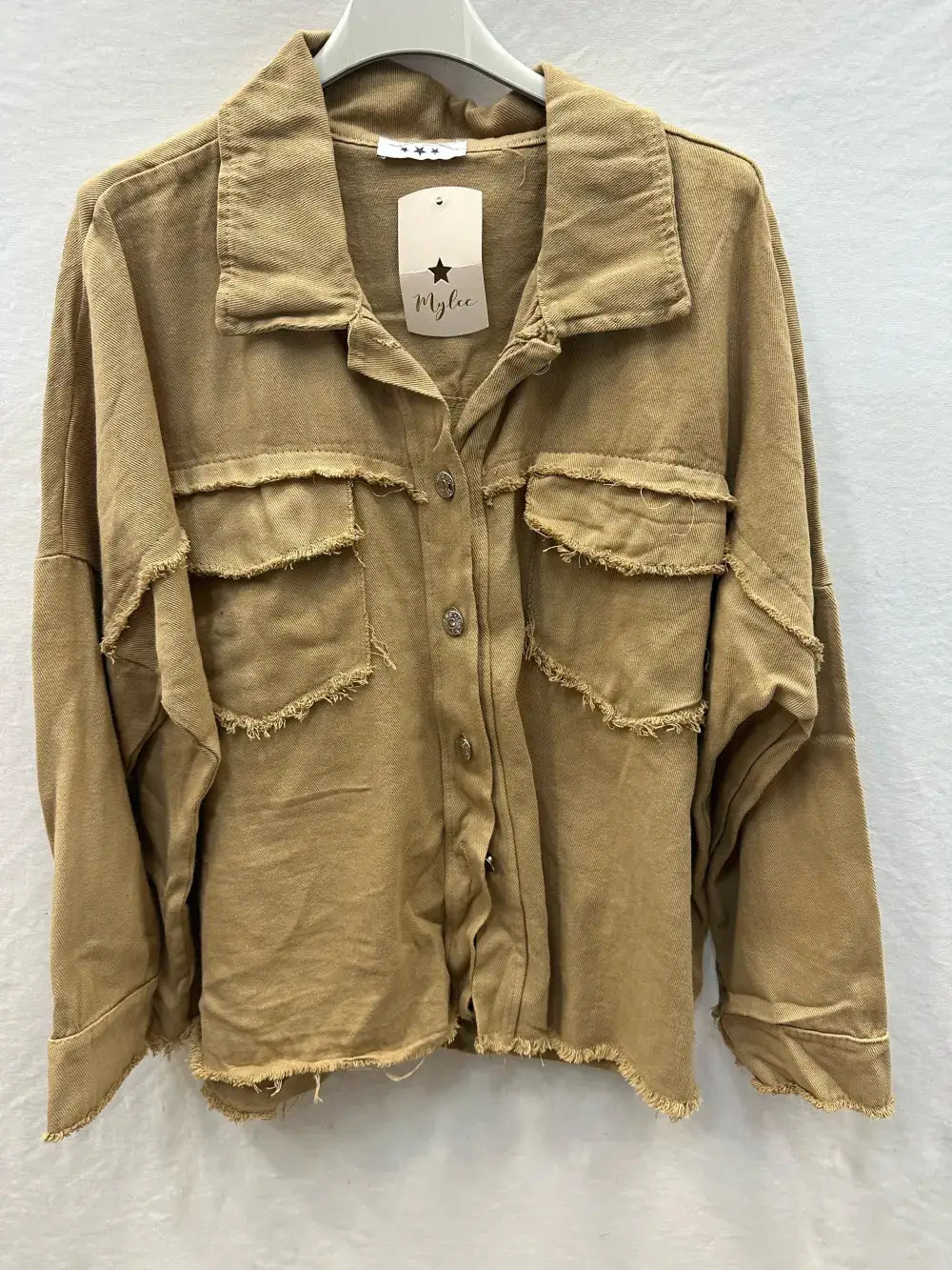 Denim Jacket En Coton Effet Déchirée @4321_VeDenimDechiree