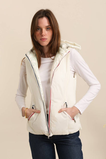 Doudoune réversible imperméable sans manches