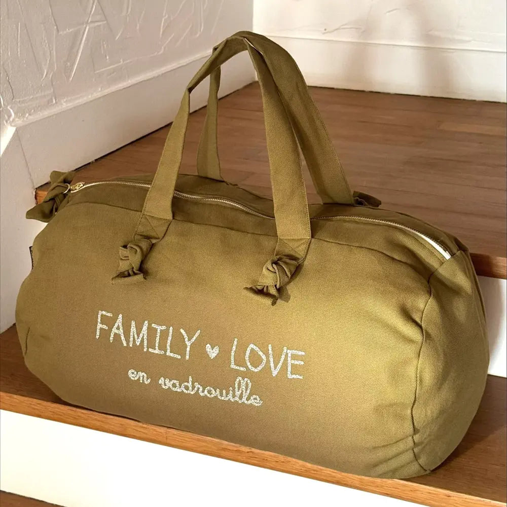 Sac polochon - vert olive